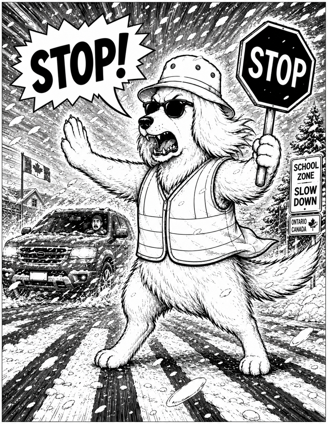 Toby colouring page 43